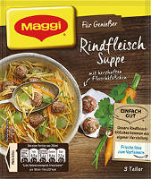 Maggi Für Genießer Rindfleisch Suppe 3 Teller (Tüte)